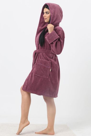 Жіночий халат Nusa 6915, фуксія 2XL | Зображення 1