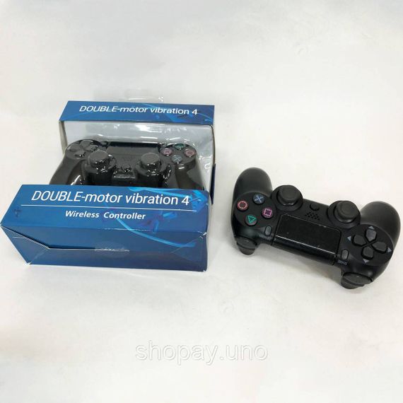 Джойстик DOUBLESHOCK для PS 4, бездротовий ігровий геймпад PS4/PC акумуляторний джойстик. Колір чорний MS-49 | Зображення 2