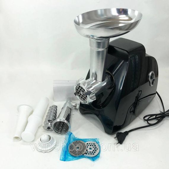Мясорубка для приготовления, Мясорубка с насадками для нарезки овощей, Электромясорубка помощница FG-55