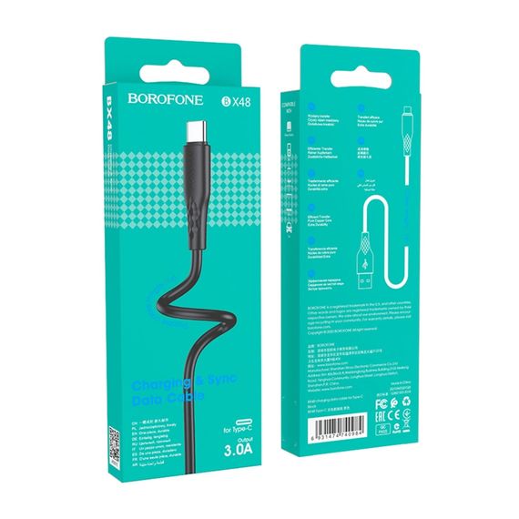 Кабель для зарядки телефона. USB Borofone BX48 Type-C | Зображення 6