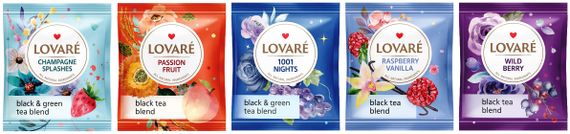 Чай черный ассорти Lovare Assorted Black Tea 5 видов по 10 пакетиков | Зображення 1