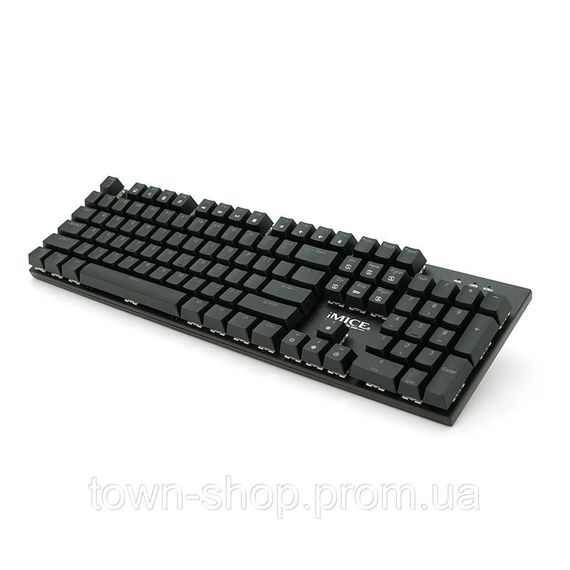 Клавиатура iMICE GK600 USB, длина кабеля 100см, (Eng), Black, 104к | Зображення 3
