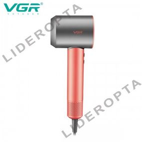 Фен професійний VGR V-440 PINK з 3 рівнями обдуву, 3 рівнями температури, 11000 RPM, 3 насадки (45704-V-440 PINK_1144)