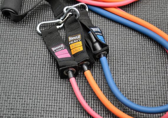 Набір трубчастих еспандерів PowerPlay PP-4101 Expander Tube Set 3 шт (до 18,2 кг.) (PP-4101_3set) | Зображення 7