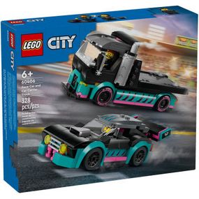Конструктор LEGO City Автомобиль для гонок и автовоз 328 деталей (60406)