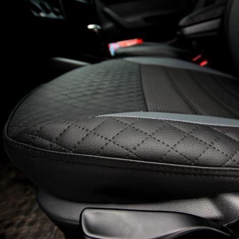 Чохли на сидіння з екошкіри та автотканини Geely Emgrand EC8 1 поколение 2010-2017 EMC-Elegant | Зображення 2