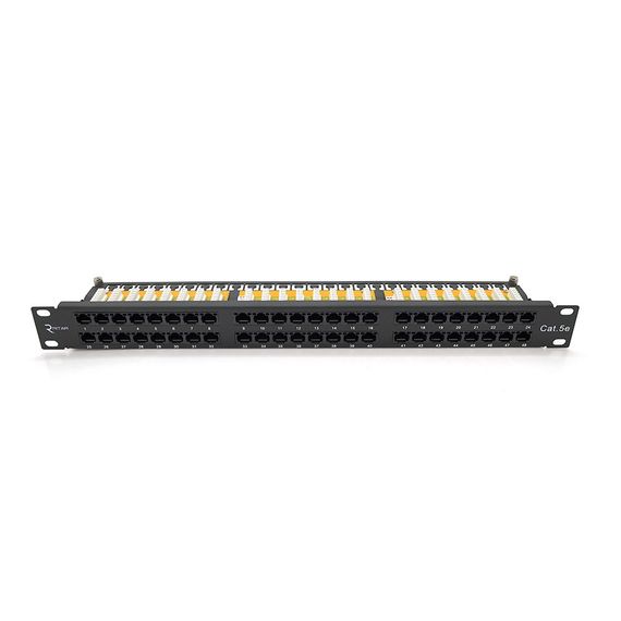 Патч-панель Ritar 48 портов UTP DUAL кат 5Е 19 "1U НЕ экранированная черная Q10