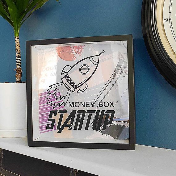 Копилка деревянная для денег Startup (KOP_18D017)