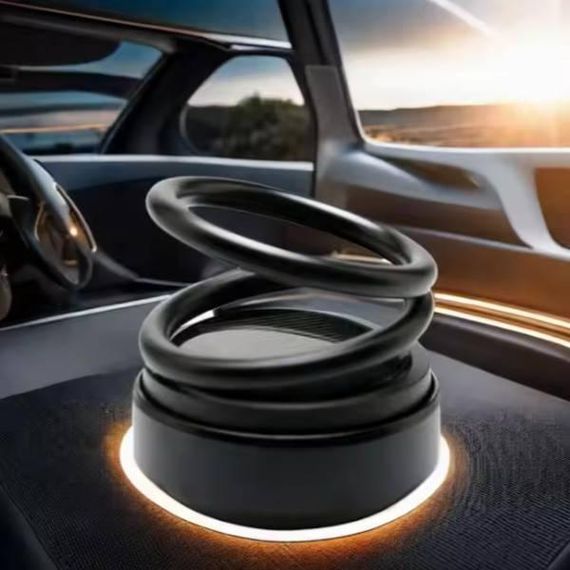 Освежитель воздуха в авто на солнечной батарее Soaring Solar Power Car Aroma Черный