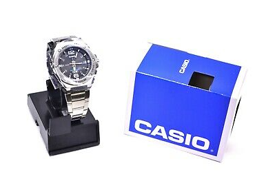 Чоловічі сталеві наручний годинник Casio оригінал Японія Collection MWA-100HD-1AVEF зі сталевим браслетом | Зображення 2