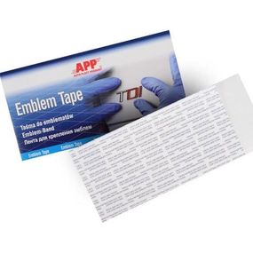 APP Стрічка клейка двухстороння Emblem Tape для монтажу емблем (100 x 200mm) к-т 5 шт