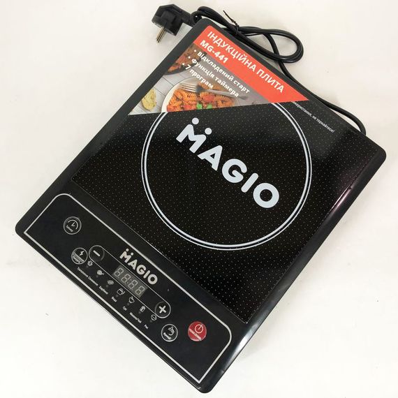 Настільна плита індукційна електрична MAGIO MG-441 1350 Вт, сенсорні електроплити, індукційна плита | Зображення 7