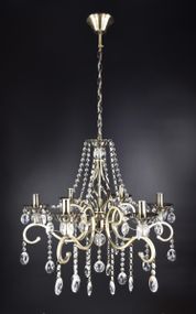 Люстра свічка 25887 Бронза 60-100х58х58 см.