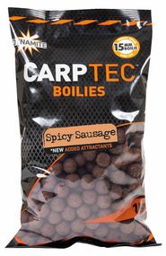 Бойлі Dynamite Baits Carp-Tec — Spicy Sausage 15 mm 1kg — DY1158