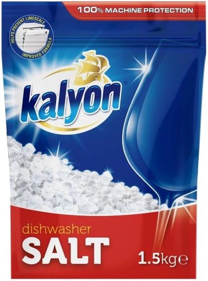 Сіль для посудомийних машин Kalyon Dishwasher Salt 8698848001888 1.5 кг