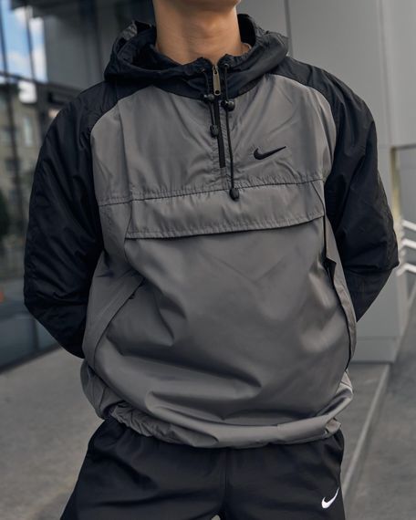 Анорак чоловічий "House" Nike чорно-сірий