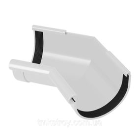 Угол желоба внутренний 135°. 130/100 Водосточные системы Rainway (Ренвей).