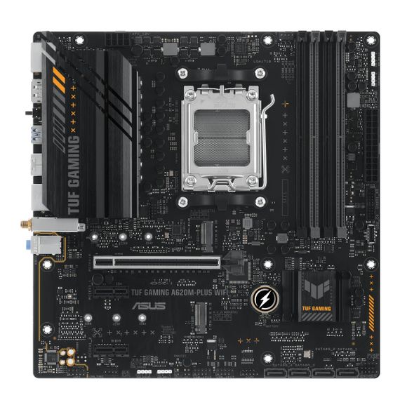 Материнcька плата ASUS A620M-F GAMING WIFI sAM5 A620 4xDDR5 HDMI DP Wi-Fi BT mATX 90MB1KT0-M0EAY0