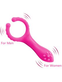 Міні-вібратор для пари міні вібратор малиновий 22576