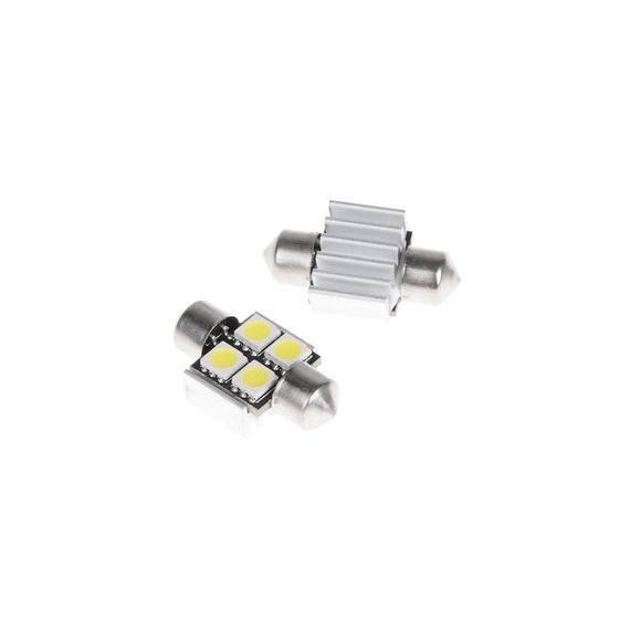 Лампа автомобильная светодиодная LED SV8.5 CW (Festoon) 31mm 12V | Зображення 1