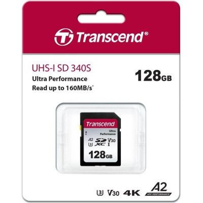 Карта памяти Transcend 128GB SD class 10 UHS-I U3 4K (TS128GSDC340S) | Зображення 4