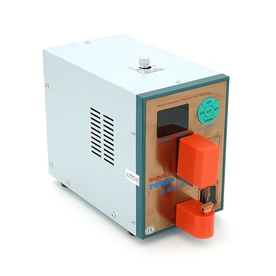 Апарат точкового зварювання конденсаторний SUNKKO S796SD, Ni-Cd, Ni-MH, Li-Ion, стрічка0,6мм, струм 80-1500А, 220V, 1.9kW | Зображення 1