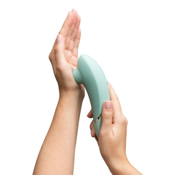 Безконтактний вакуумний кліторальний стимулятор Womanizer Next Sage, зелений Sex Aura | Зображення 4