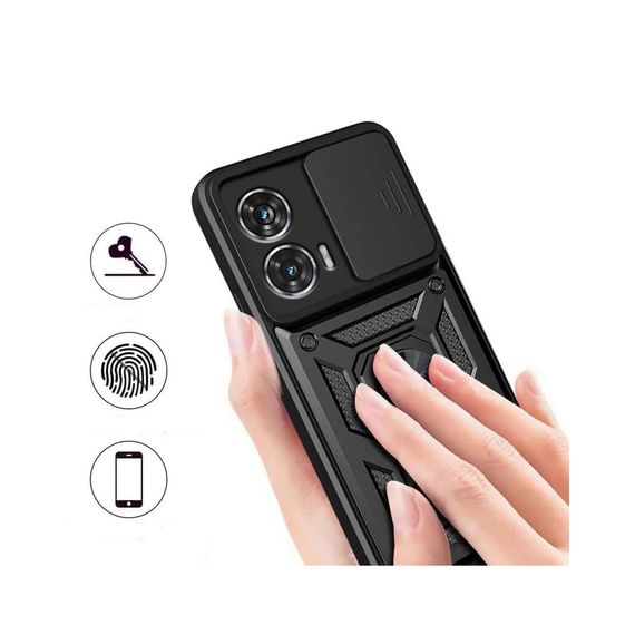 Чохол до мобільного телефона BeCover Military Motorola Moto G85 Black (712163) | Зображення 1