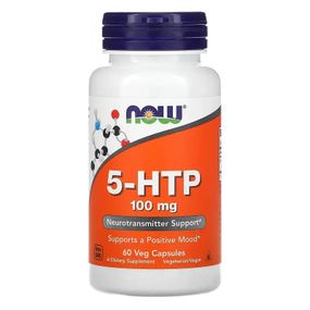 Амінокислота  NOW 5-HTP 100mg 60 caps