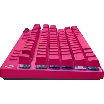 Клавиатура Logitech G PRO X TKL Lightspeed Tactile USB UA Magenta (920-012159) | Зображення 2
