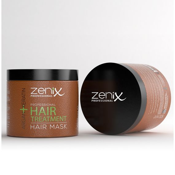 Маска Zenix для волос с органой и кератином 500 мл