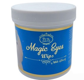 Вологі серветки для гігієни очей 100 шт для собак та котів Magic Eyes Wips