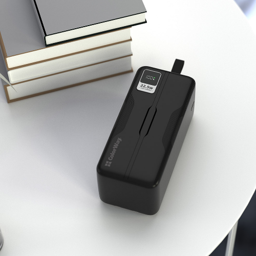Павербанк 50000mAh ColorWay CW-PB500LPC5BK-PDD QC+PD чорний | Зображення 2