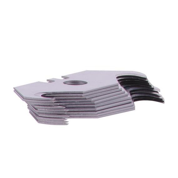 Комплект лез для опоряджувальних робіт 10 шт. HOOK у пластиковій коробці INTERTOOL HT-05171 | Зображення 1