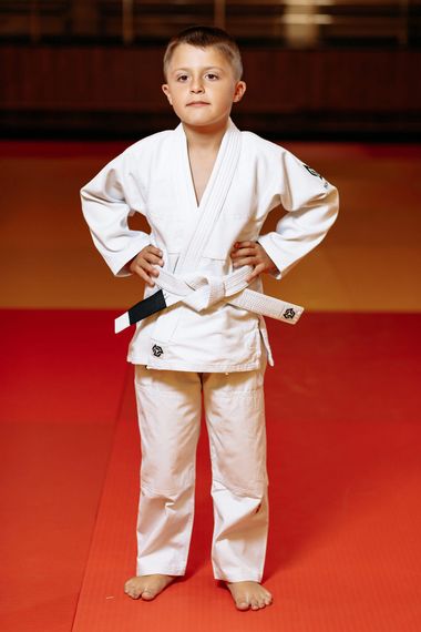 Кімоно для джиу - джитсу біле, TM "Kintayo", 140 зріст, щільність 350 гр/м.кв.