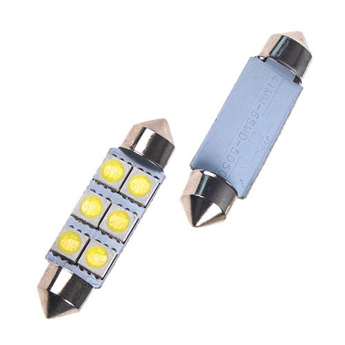 Лампа діодна SJ-6SMD-5050-41мм 08247 | Зображення 1