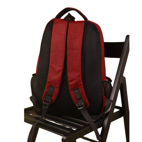 Рюкзак бордовый вместительный SportBag. Рюкзак повседневный, молодежный, качественный | Зображення 2