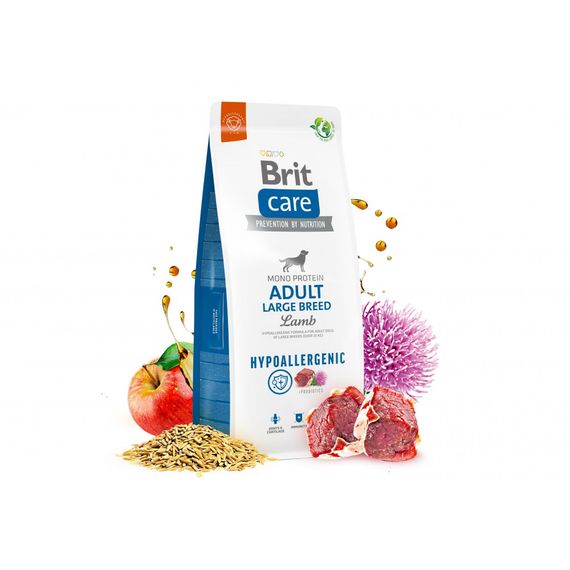 Корм сухий Brit Care Dog Hypoallergenic Adult Large Breed для дорослих собак великих порід з ягням 3 кг | Зображення 7
