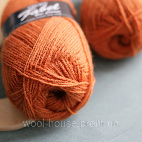 Шкарпеткова пряжа Drops Fabel - Uni print, 110 rust | Зображення 1