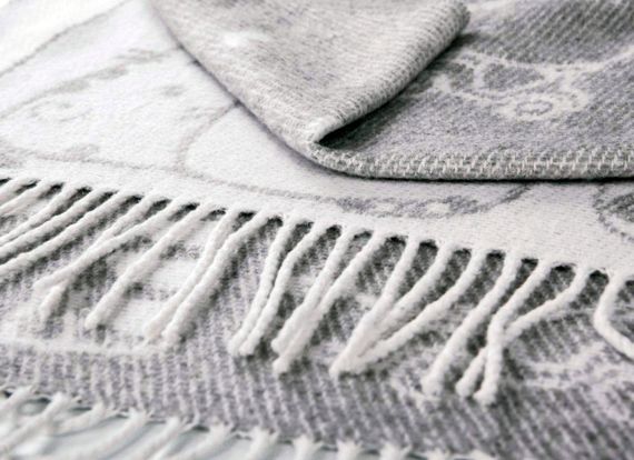 Плед бавовняний Коти сірі Love You 140 x 200 см | Зображення 2