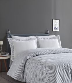 Постільна білизна Turkiz Ranforse Prima 200 х 220 см Santiago Grey