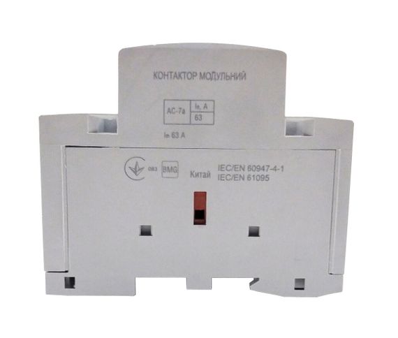 Контактор модульний КМ-3-63-40 63А 230AC 4NO 4р 3мод. Ny95503895 | Зображення 2