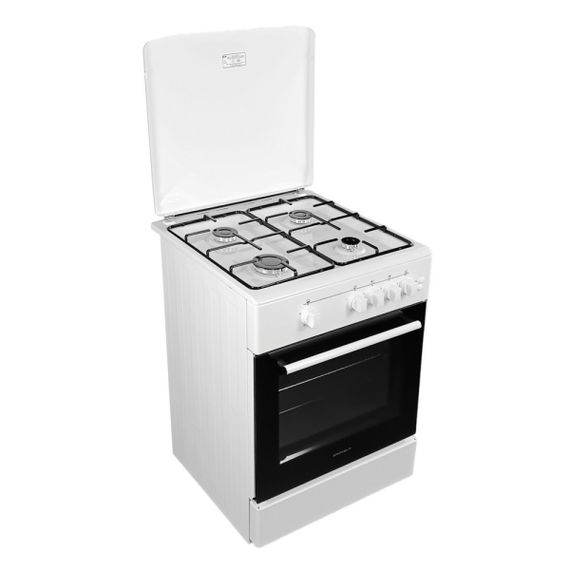 Плита газова біла Grunhelm G4FM6611W | Зображення 2