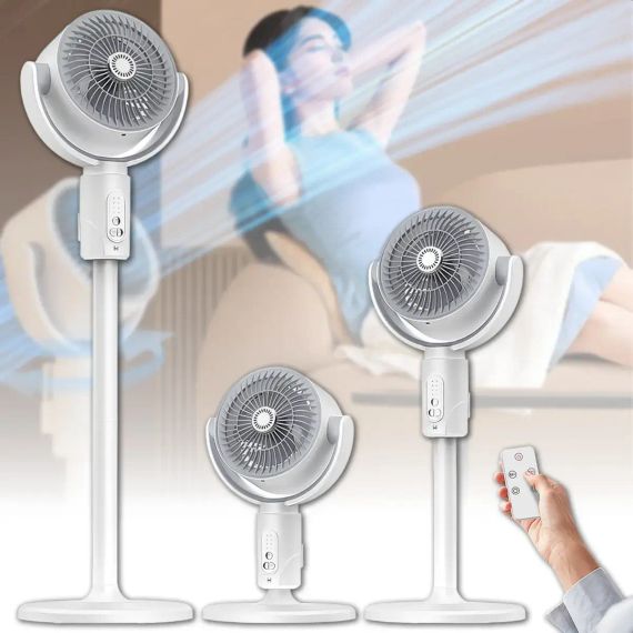 Підлоговий вентилятор LY-960 з 5 режимами, таймером та регулюванням висоти Midsummer | Зображення 2