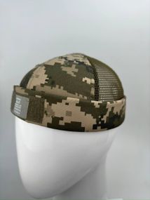Докерка - кепка без козирка сітка піксель
