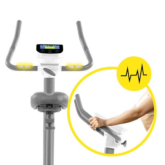 Велотренажер електромагнітний Cornix Amber White/Grey | Зображення 6