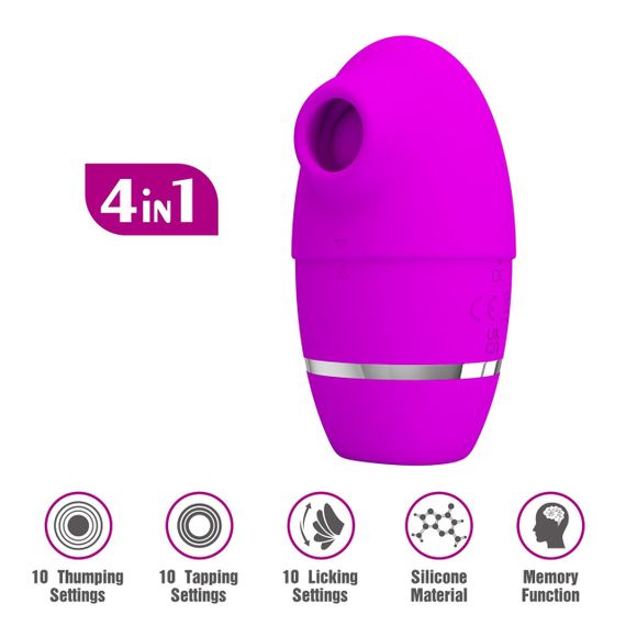 Стимулятор клітора 3 в 1 Pretty Love — Shakira, BI-300071 Sex Aura | Зображення 3