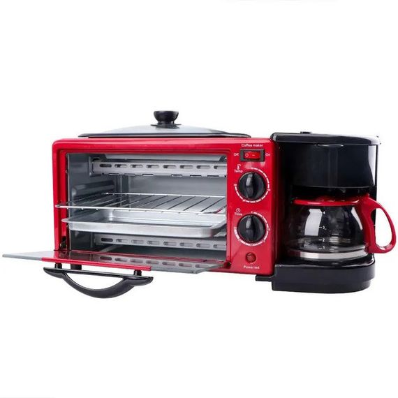 Электрические мини печи с конвекцией Rainberg RB-2286R 3800 Вт, Мини печка, Электрическая печь ZQ-506 для дачи | Зображення 1