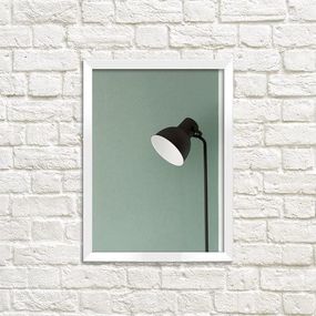 Постер в рамке Лампа 30x42 см, A3 (WMT3_ART046_WH)