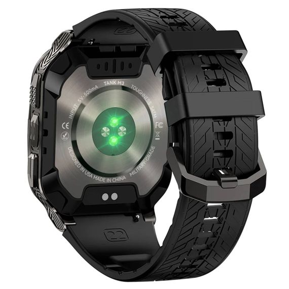 Смарт-годинник тактичний Kospet Tank M3 Metal Black (KTM0003MB) | Зображення 3